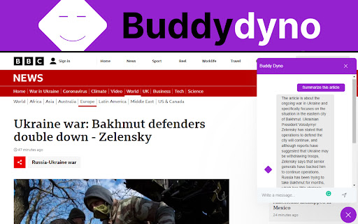 Buddy Dyno  from Chrome web store to be run with OffiDocs Chromium online