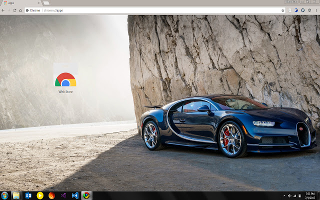 Bugatti Chiron de Chrome web store se ejecutará con OffiDocs Chromium en línea