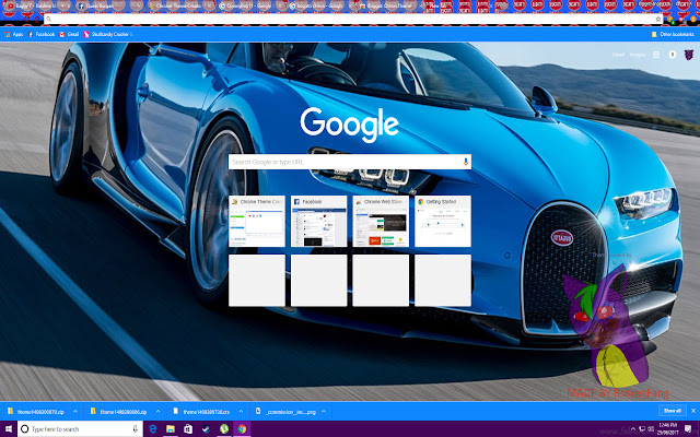 Buggati Chiron Theme  from Chrome web store to be run with OffiDocs Chromium online
