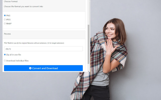 Bulk Image Convert  from Chrome web store to be run with OffiDocs Chromium online
