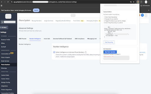 Bulk Operations Helper  from Chrome web store to be run with OffiDocs Chromium online