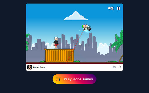 Bullet Bros Game Propel and Blast Your Way Through Action Packed Levels!  from Chrome web store to be run with OffiDocs Chromium online