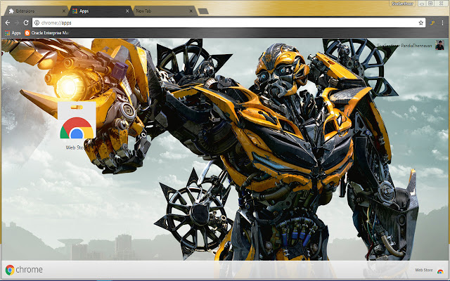 Bumble bee in Action Transformers  from Chrome web store to be run with OffiDocs Chromium online