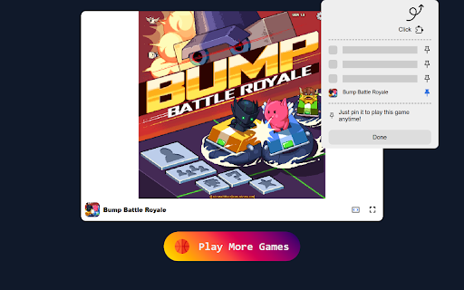 Bump Battle Royale Game Dominate the Arena with Strategic Bumps!  from Chrome web store to be run with OffiDocs Chromium online