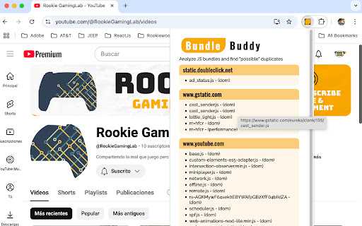 BundleBuddy  from Chrome web store to be run with OffiDocs Chromium online
