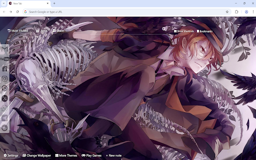 Bungo Stray Dogs Wallpaper  from Chrome web store to be run with OffiDocs Chromium online