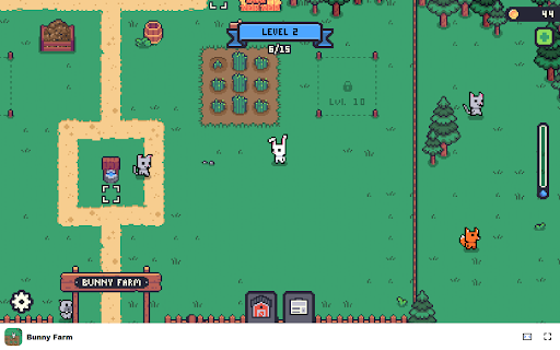 Bunny Farm Game Grow your farm as an adorable bunny!  from Chrome web store to be run with OffiDocs Chromium online