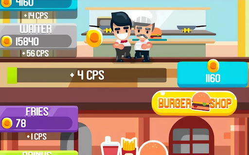 Burger Clicker : Hamburger Game  from Chrome web store to be run with OffiDocs Chromium online