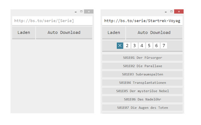 Burning Series Downloader  from Chrome web store to be run with OffiDocs Chromium online