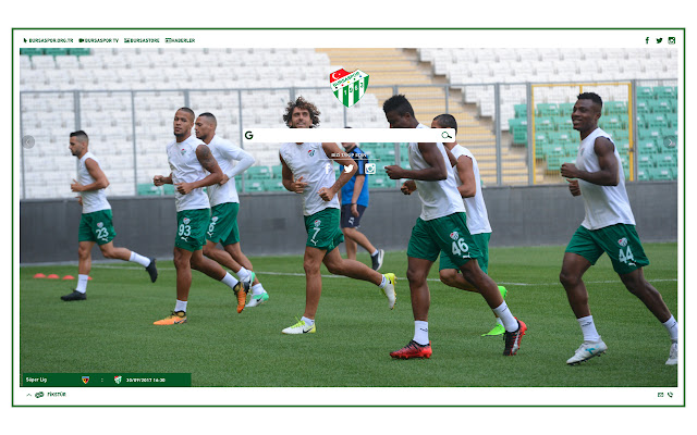 Bursaspor Yeni Sekme  from Chrome web store to be run with OffiDocs Chromium online