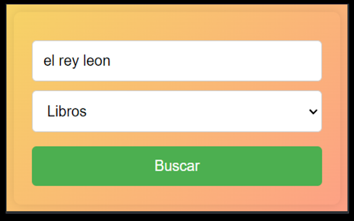 Buscador Avanzado  from Chrome web store to be run with OffiDocs Chromium online