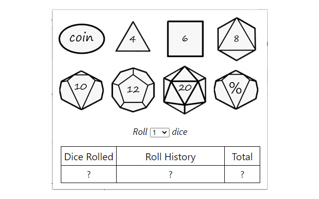 BusicMusic Dice Roller  from Chrome web store to be run with OffiDocs Chromium online