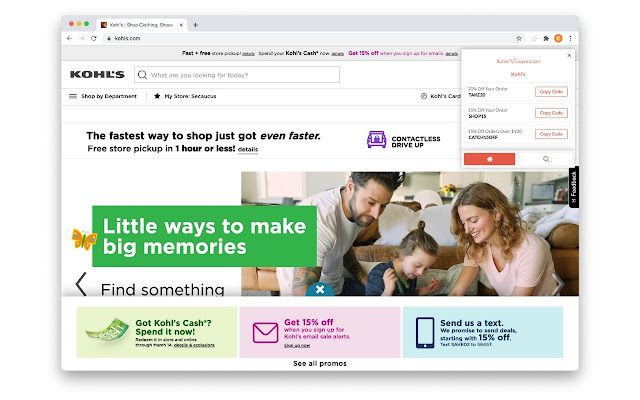 Butterfly Coupons  from Chrome web store to be run with OffiDocs Chromium online