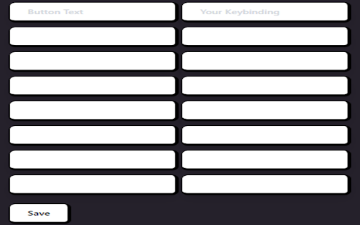 ButtonBinder  from Chrome web store to be run with OffiDocs Chromium online