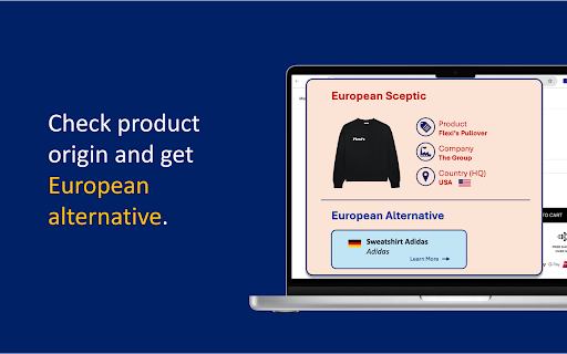BuyEuropean  from Chrome web store to be run with OffiDocs Chromium online