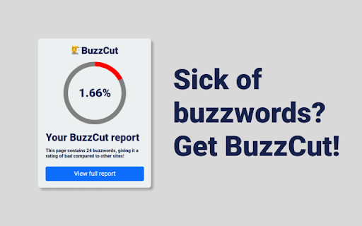 BuzzCut  from Chrome web store to be run with OffiDocs Chromium online