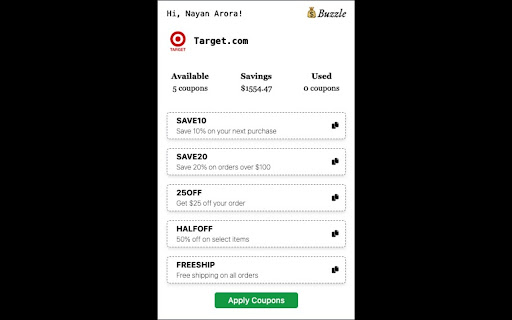 Buzzle  from Chrome web store to be run with OffiDocs Chromium online