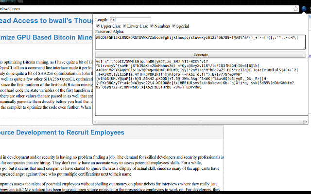 bwallHatesTwits Password Generator  from Chrome web store to be run with OffiDocs Chromium online