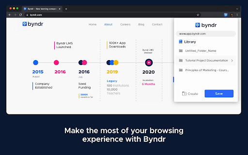 Byndr  from Chrome web store to be run with OffiDocs Chromium online