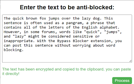 Bypass Blocker  from Chrome web store to be run with OffiDocs Chromium online