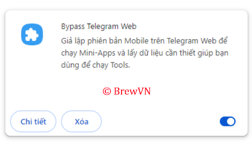 Bypass Telegram Web  from Chrome web store to be run with OffiDocs Chromium online