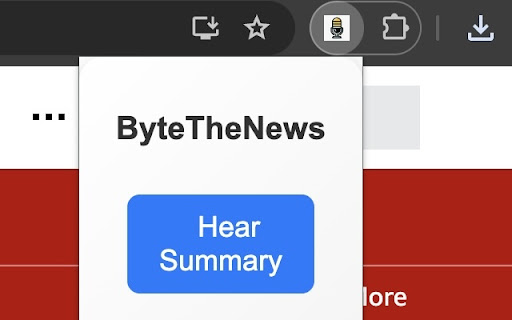 ByteTheNews  from Chrome web store to be run with OffiDocs Chromium online