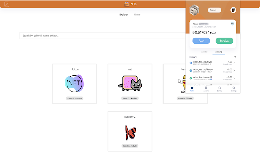 C64 Wallet  from Chrome web store to be run with OffiDocs Chromium online