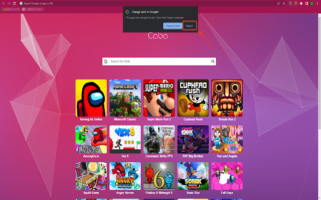 Caba Html Games  from Chrome web store to be run with OffiDocs Chromium online
