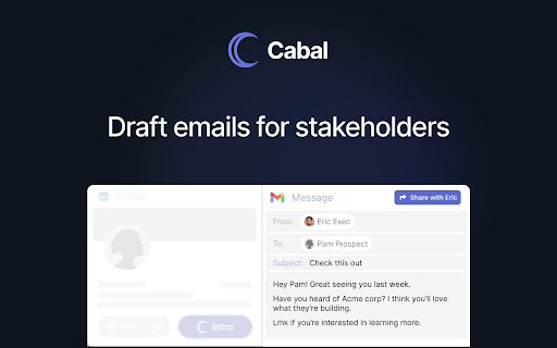 Cabal  from Chrome web store to be run with OffiDocs Chromium online