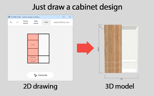 Cabinet Design  from Chrome web store to be run with OffiDocs Chromium online