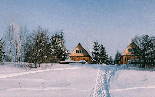 Cabins in Snow Covered Area  from Chrome web store to be run with OffiDocs Chromium online