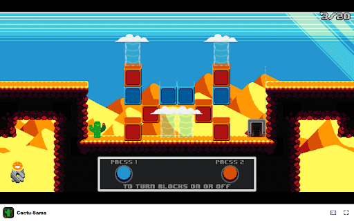 Cactu Sama Game Help the cactus cross the desert safely!  from Chrome web store to be run with OffiDocs Chromium online