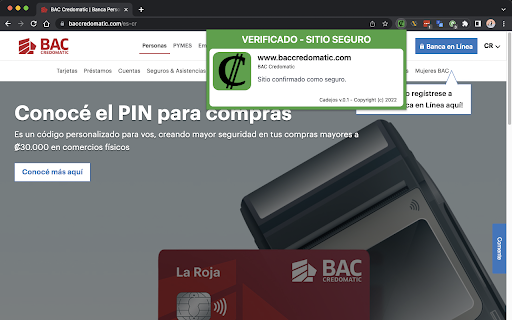 Cadejos Prevención de fraude  from Chrome web store to be run with OffiDocs Chromium online