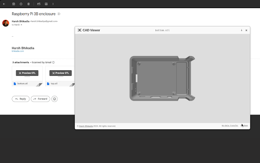 CAD Viewer  from Chrome web store to be run with OffiDocs Chromium online