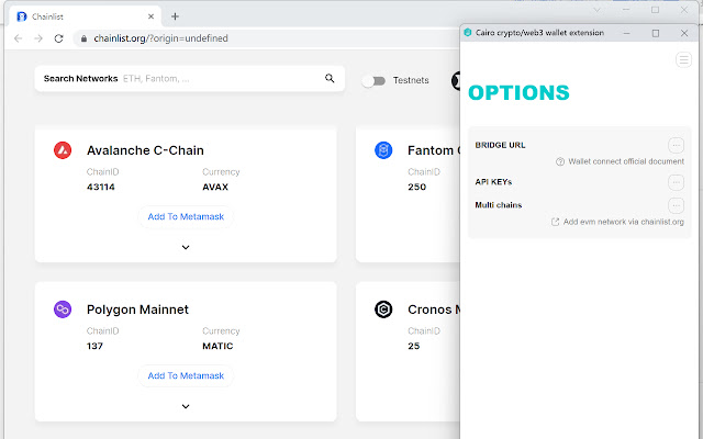 Cairo  from Chrome web store to be run with OffiDocs Chromium online