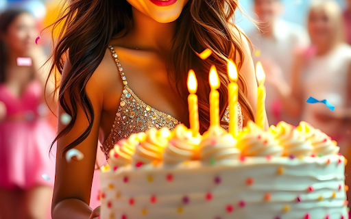 Cakes and candles  from Chrome web store to be run with OffiDocs Chromium online