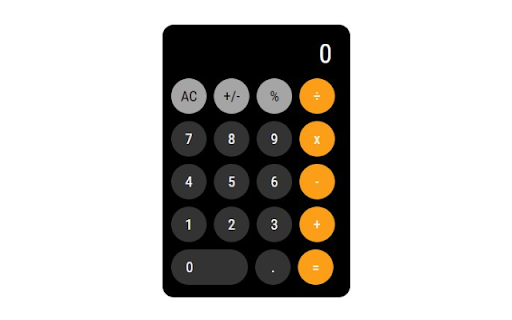 Calculator App  from Chrome web store to be run with OffiDocs Chromium online