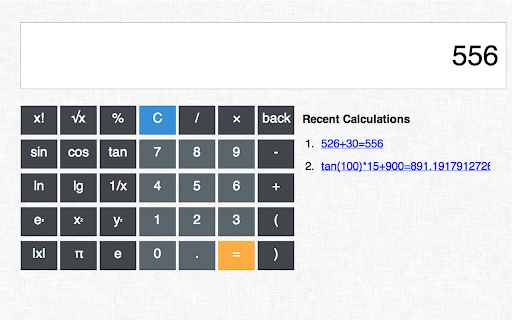 Calculator XL  from Chrome web store to be run with OffiDocs Chromium online
