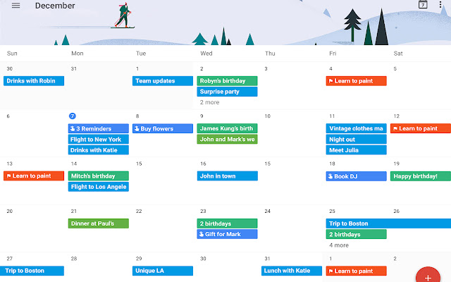 Calendar Dots  from Chrome web store to be run with OffiDocs Chromium online