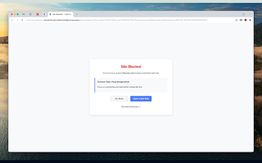 CalenTask  from Chrome web store to be run with OffiDocs Chromium online