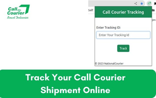 Call Courier Tracking  from Chrome web store to be run with OffiDocs Chromium online