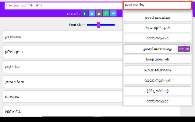 Calligraphy Font Generator  from Chrome web store to be run with OffiDocs Chromium online