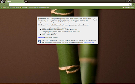 Calming Bamboo  from Chrome web store to be run with OffiDocs Chromium online