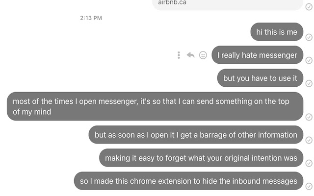 Calm messenger  from Chrome web store to be run with OffiDocs Chromium online