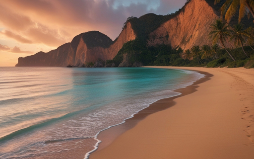 Calm sandy beach  from Chrome web store to be run with OffiDocs Chromium online