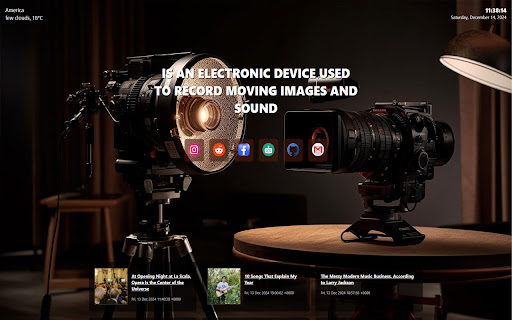 camcorder  from Chrome web store to be run with OffiDocs Chromium online