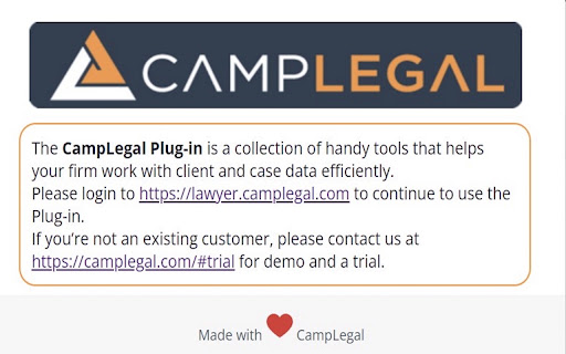 CampLegal  from Chrome web store to be run with OffiDocs Chromium online