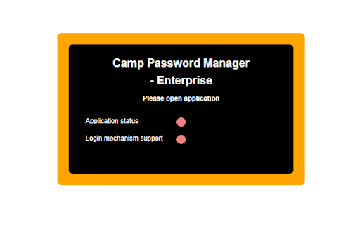 Camp Password Manager Enterprise  from Chrome web store to be run with OffiDocs Chromium online