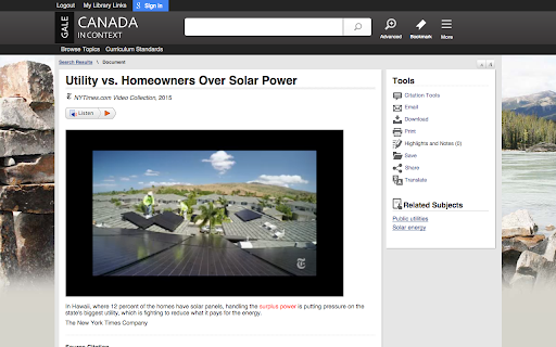 Canada In Context  from Chrome web store to be run with OffiDocs Chromium online