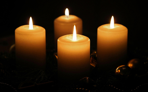 Candles in the night  from Chrome web store to be run with OffiDocs Chromium online